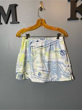 TAIL TECH TENNIS SKORT W/BALL POCKETS Size small "TENNIS TOUILE CONVERSATION"